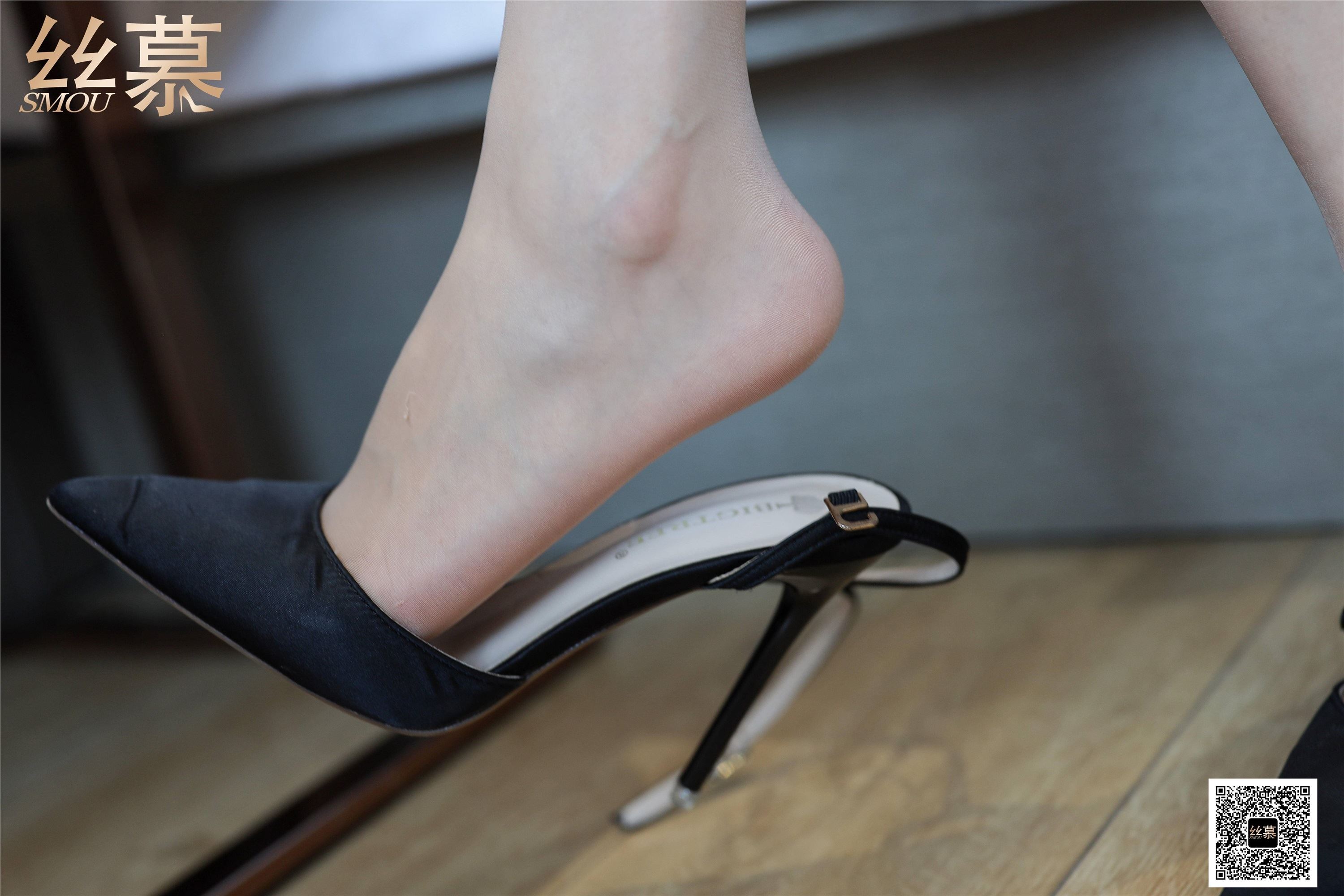 丝慕写真 SM412 天天一元 模特：艳艳《一字肩连衣裙》